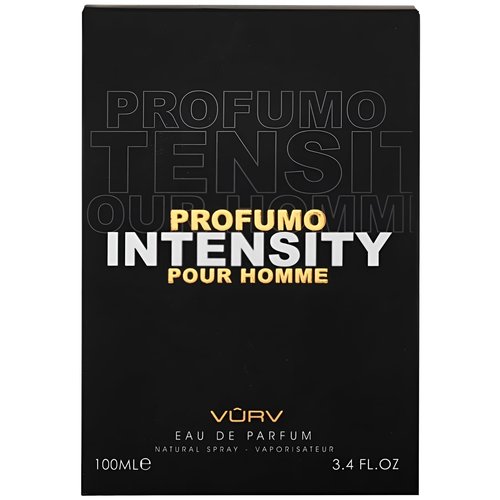 Lattafa Vurv Profumo Intensity – Citrus, Aquatic, Woody, Leather – Eau de Parfum Long-Lasting Fragrance for Men, 3.4 Ounce / 100 ml