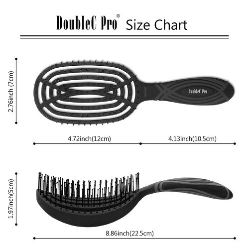 NuWay U.S. Patented Curved and Vented DoubleC PRO and DoubleC 2 in 1 set