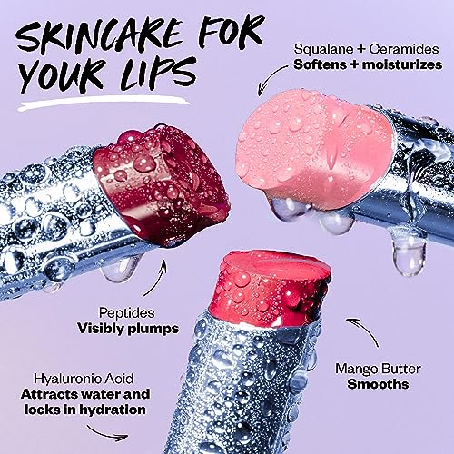 Kosas Wet Stick Moisturizing Shiny Sheer Lipstick with Ceramides, Hyaluronic acid, Peptides and Mango Butter - Soothes, Softens, and Moisturizes Lips ? Malibu