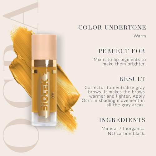 Mixing Corrector Pigment for Permanent Makeup - Made in Italy - Ocra 0,61 fl.oz.
