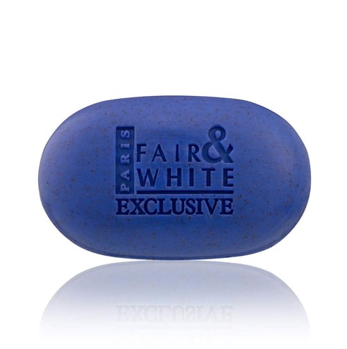 FAIR & WHITE Exclusive Exfoliating Soap, 200g / 7oz - Moisturizing Bar Soap For Face and Body