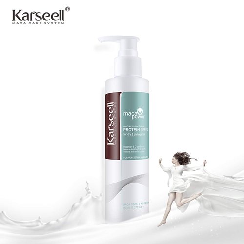 Karseell Argan Oil Hair Serum + 150ml Repair Protein Cream Leave-In Conditioner for Dry, Damaged Hair