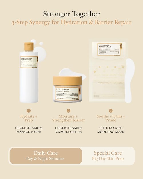 FULLY Rice Ceramide Essence Toner – Milky Korean Toner for Glass Skin, Hydrating Rice Water & Ceramide Formula for Moisture Barrier, Dewy Glow, Fragrance-Free, Vegan & Dermatologist Tested, 8.45 fl.oz