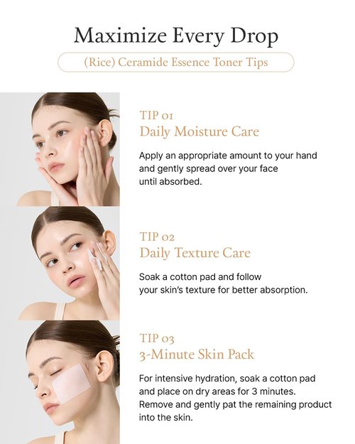 FULLY Rice Ceramide Essence Toner – Milky Korean Toner for Glass Skin, Hydrating Rice Water & Ceramide Formula for Moisture Barrier, Dewy Glow, Fragrance-Free, Vegan & Dermatologist Tested, 8.45 fl.oz