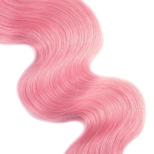 Pink Bundles Human Hair Body Wave Bundles 28 Inch Unprocessed Brazilian Virgin Hair 1 Bundle 50 Gram Per Bundle Deals Quick Weave Hair Extensions