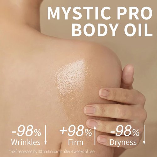 PristineEra Mystic Body Firming Oil Deep Lasting Hydration and Firming Skin for Full Body Skin Tightening Body Oil After Shower 4.23 fl oz (Citrus)