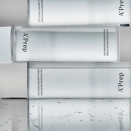 A'Prep Cactus Balancing Toner – Lightweight Hydrating Facial Toner with Jeju Cactus Extract, Hyaluronic Acid & Panthenol for Refreshing Skin, Korean Skincare, 150ml
