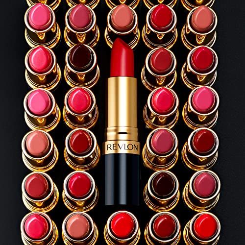 Revlon Super Lustrous Lipstick, Creamy Formula For Soft, Fuller-Looking Lips, Moisturized Feel, Iced Amethyst (625), 0.15 oz