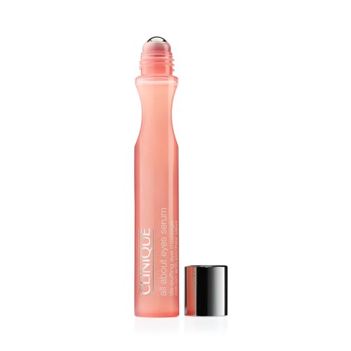 Clinique All About Eyes Serum De-Puffing Eye Massage For Dark Circles With Caffeine | Hydrating, Brightening + Depuffing, 0.5 fl. oz