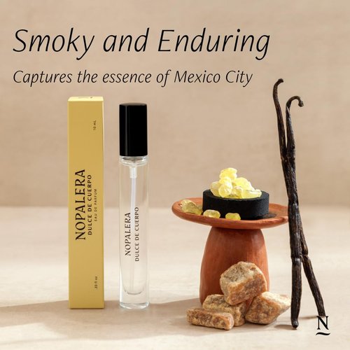 Nopalera Dulce de Cuerpo Eau de Parfum – 10ML Travel Spray | Smoky Sweet Earth, Amber & Copal • Clean Beauty Unisex Fragrance Inspired by Mexico City