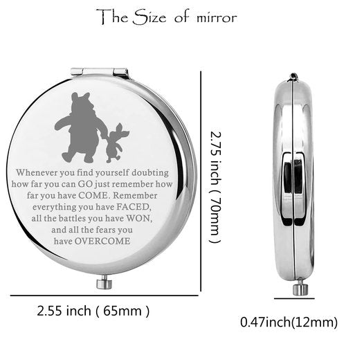 Lywjyb Birdgot Movie Inspired Gift Inspirational Gift for Friend Friendship Makeup Mirror BFF Gifts for Women (Whenever wtp Mirr)