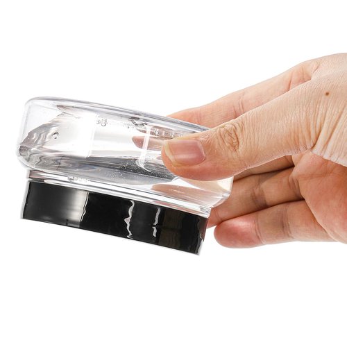 Yarlung 24 Pack 5 Oz Plastic Jars with Lids, Clear Body Scrub Jars Empty Refillable Containers Round Low Profile Samples Jars for Lotion, Body Butter, Sugar Scrub, Cream