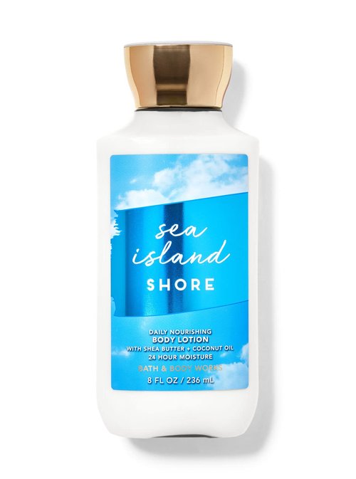 Bath and Body Works Sea Island Shore Super Smooth Body Lotion Sets Gift For Women 8 Oz (Sea Island Shore)