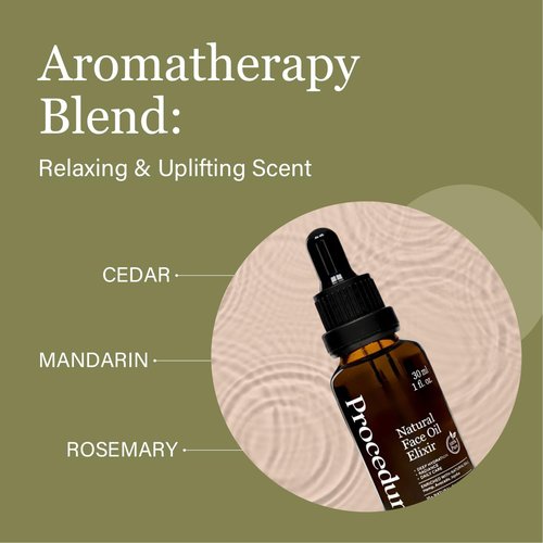 Hydrating & Anti-Aging Face Oil with 10 Natural Oils .Vegan Facial Oil for Glowing Skin & Gua Sha Massage (30 ml / 1 fl oz)
