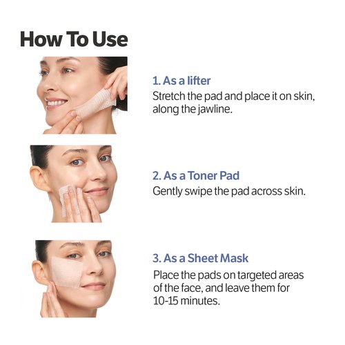 SUNGBOON EDITOR Deep Collagen Retinol Power Boosting Pads | Deep Hydration, Skin Elasticity for Dry Skin, Wrinkles, Korean Moisturzier, Korean Skincare, Toner Pads - 100 Count