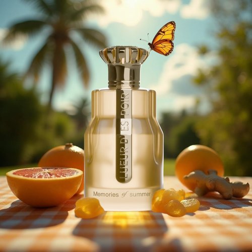 Paris Corner | Lueur Despoir Memories Of Summer EDP 3.4 Fl Oz | Fresh Citrus Unisex Perfume for Men & Women | Bergamot, Ginger and Musk Perfume Notes | Radiant, Long-Lasting Fragrance