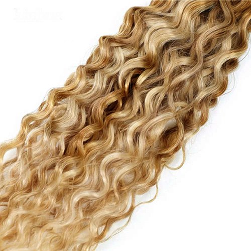 CnumGunm Highlight Bundles Human Hair 613 Water Wave Bundle 24 26 28 inch 613 Wet and Wavy Bundles Human Hair Blonde Water Wave Bundle