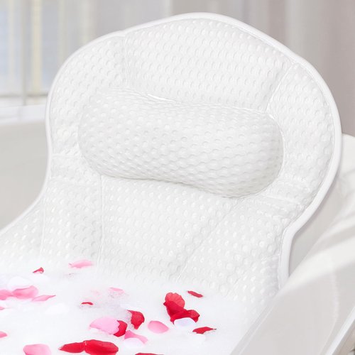 SZXYX Bath Pillows for Tub,Luxury Bathtub Pillows for Head and Neck Support Bathtub Pillow with 6 Strong Suction Cups Relaxing Bath Accessories Spa Gifts