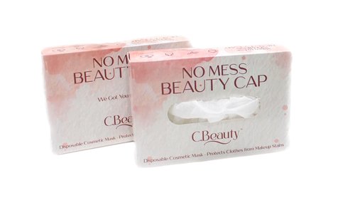 No Mess Beauty Cap - Disposable Cosmetic Mask- 15 Count