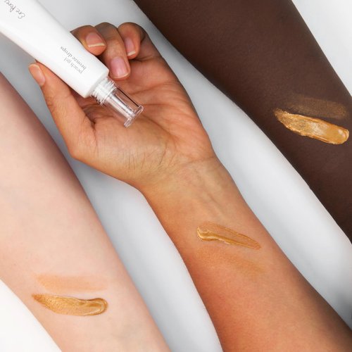 Ere Perez - Peach Gel Bronze Drops | Illuminate, Soothe, Protect | Watermelon Seed Oil | Vegan, Cruelty-Free, Clean Beauty Safe for All Skin Types (Golden Hour; 1 fl oz | 30 ml)