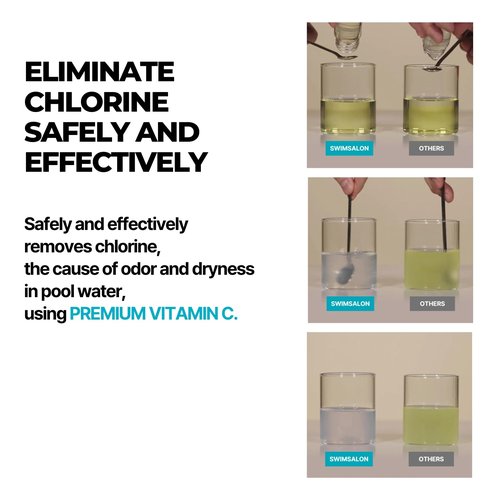 SWIM SALON Chlorine-Removing Body Wash for Swimmers | Vitamin C | Hydrating & Refreshing | Sulfate-Free, Silicone-Free, Paraben-Free (10.58 oz / 300g, Pack of 2)
