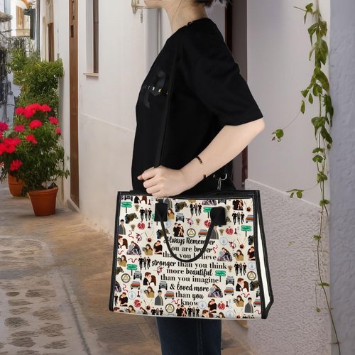WZMPA Edward Cullen Cosmetic Bag Edward Cullen ＆ Bella Swan Fans Gift You Are Braver Stronger Smarter Than You Think Edward Makeup Bag Bella Merchandise (Always-moon TB)