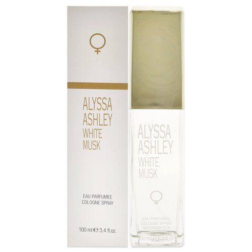 Alyssa Ashley White Musk - Luxurious Perfumes for Women with Sicilian Bergamot and Ylang Ylang - Long Lasting Women Perfume - 3.4 oz Cologne Spray