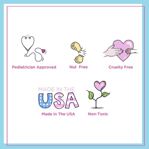 Petite 'n Pretty Featherlight Clear Mascara and Brow Gel Duo - Makeup for Kids,Tweens and Teens -Dual Purpose Clear Finish for Brows and Lashes - Non-Toxic & Made in the USA
