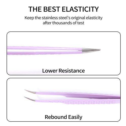 VEYES INC High Precision Eyelash Extension Tweezers Volume J45 Lash Tweezers For Professional Eyelash Extension Tool
