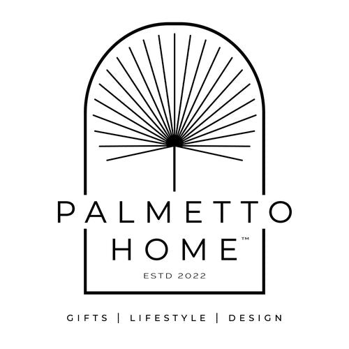 Palmetto Home Block Print Designer Toiletry Bag & Makeup Case - Boho Floral Quilted Pouch for Cosmetics