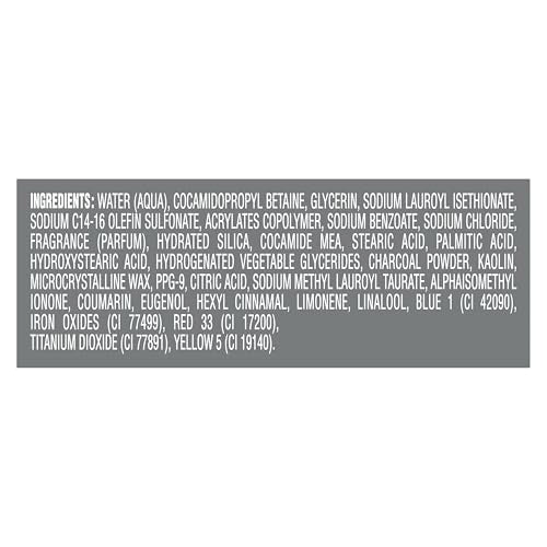 DOVE MEN + CARE Body and Face Wash 4 Count Purifying Charcoal + Clay Body Wash for Men with 24-Hour Nourishing Micromoisture Technology 18 oz
