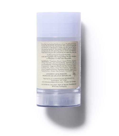 A La Maison Fresh Sea Salt Aluminum Free Deodorant for Women and Men - Natural Deodorant (3 Stick Bulk Pack)