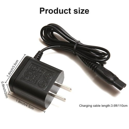 LinMei Adapter Power Cord 15V Compatible with Philips Norelco HQ8505 7000 5000 3000 Series 3500 MG3750 MG5750 MG7750 S1560 Electric Shaver Multigroom Beard Trimmer Adapter Power Charging Cord