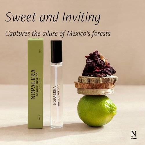 Nopalera Bosque Místico Eau de Parfum – 10ML Travel Spray | Sweet Hibiscus, Pepper & Citrus Zest | Clean Beauty Unisex Fragrance Inspired by Mexico’s Mystical Forests