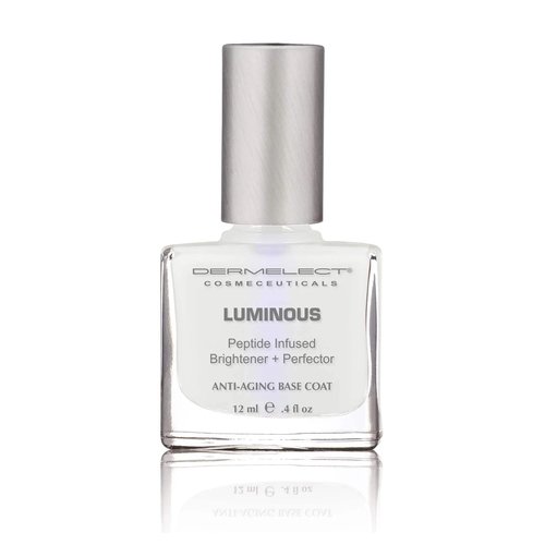 Dermelect Cosmeceuticals Luminous Nail Brightening Treatment – Dual Action Brightener & Treatment for Visibly Damaged Nails, Anti-Aging Formula, Strengthens & Nourishes, 0.4 oz