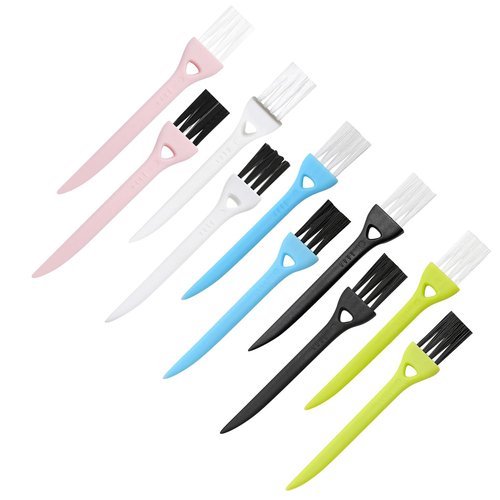 TorSor 10 Pack Keyboard Cleaning Brushes Kit Mini Crevice Cleaning Brush Electric Shaver Cleaning Brushes Gaming Mouse Groove Gap Scraper Tools Electric Razor Brush Keyboard Cleaner for Small Space