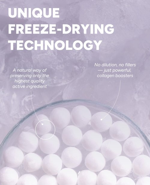 Healmize Collagen Boosting Melting Snowball Capsule (30ea) – 660,000ppm Hyaluronic Acid & 261,905ppm Hydrolyzed Collagen – Firm, Smooth, and Hydrated Skin – Freeze-Dried Capsule for Elasticity & Glow