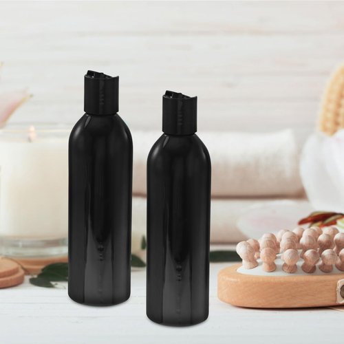 KALLORY Travel Bottles for Toiletries: 6pcs 8oz Plastic Bottles with Caps - Travel Size Containers for Shampoo Lotions Creams