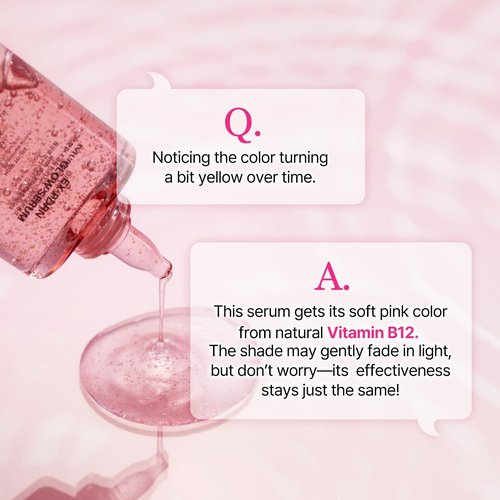 FROM ZERO EX-PDRN Glow Serum, Double Capsule Formula, 3.38 fl. oz., Korean Glass Skin, Hydration, Broccoli PDRN, Jinseng Exosomes, 3X Collagen, Ceramide, Niacinamide, Black Pink Face Moisturizing
