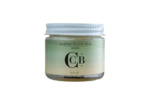 Colorado Craft Beef Whipped Tallow Balm, Healing Formula, Pasture Raised, 2 fl oz (Packaging May Vary)