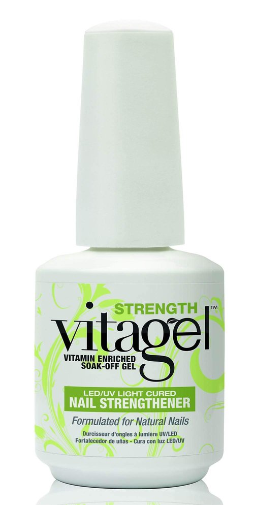 NEW Gelish Gel LED Nail Polish Vitagel Brush Strengthener and Recovery 2 Pack