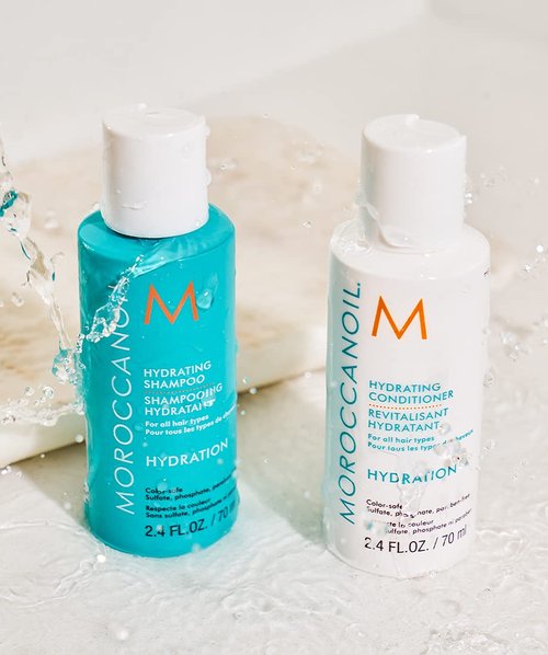 Moroccanoil Hydrating Shampoo and Conditioner Bundle, 2.4 Fl. Oz.