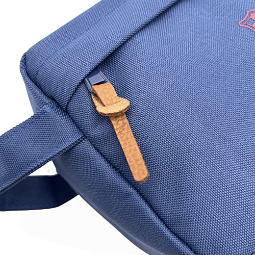 Icon Sports Fan Shop FC Barcelona World Soccer Club Team Logo Officially Licensed Toiletry Travel Bag (Navy, ONE SIZE)