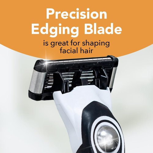 BIC Flex 5 Refillable Men's 5 Blade Razors Refills, Durable Blades, Precision Edging, 12 Refill Cartridges