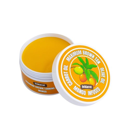 OroCarrot Maximum Brown Tanning Gel: Added Peptide, Carrot & Olive Oil (MANGO)