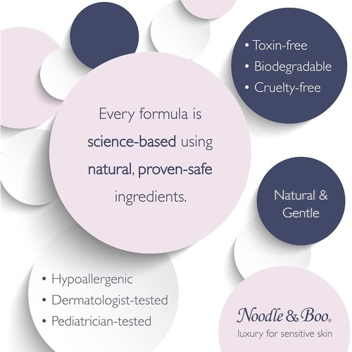 Noodle & Boo Extra Gentle Baby Shampoo and Conditioner Set | Tear-Free, Hypoallergenic, Pediatrician-Tested | Gentle Hair Care for Sensitive Scalps & Delicate Hair, 16 fl oz Each