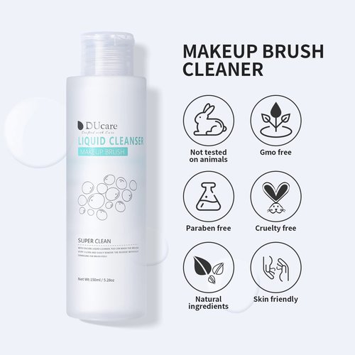 DUcare Makeup Brushes 14Pcs with 3Pcs Makeup Spong & Cosmetic Bag &Makeup Brush Cleaner