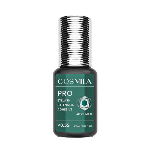 COSMILA Pro Eyelash Extension Glue – HQ Free – 99.8% Japan Monomer, Ultra-Stable – All-Climate, Sensitive-Friendly, Extra Strong – <0.5s Fast Drying, 8 Weeks Retention – for Lash Technicians – 5ml