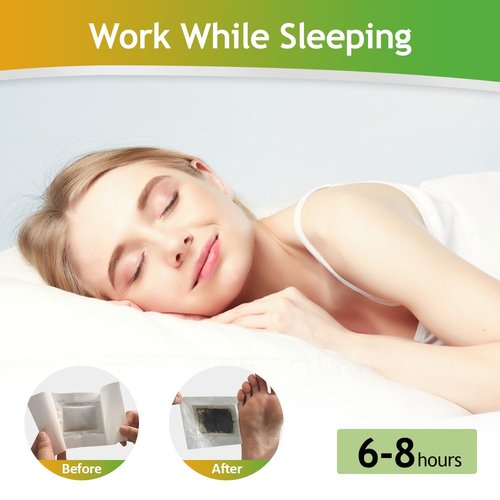 TEWEAE 62 Pads Foot Pads Natural Turmeric & Ginger, Wormwood, Bamboo Vinegar, Included 62Pads Goodnight Patches and 62 Adhesive Sheets