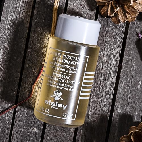 Sisley Paris Purifying Re-Balancing Lotion With Tropical Resins - 125 mL - 3-in-1 Face Toner to Visibly Reduce Redness, Imperfections & Shine - Non-Comedogenic